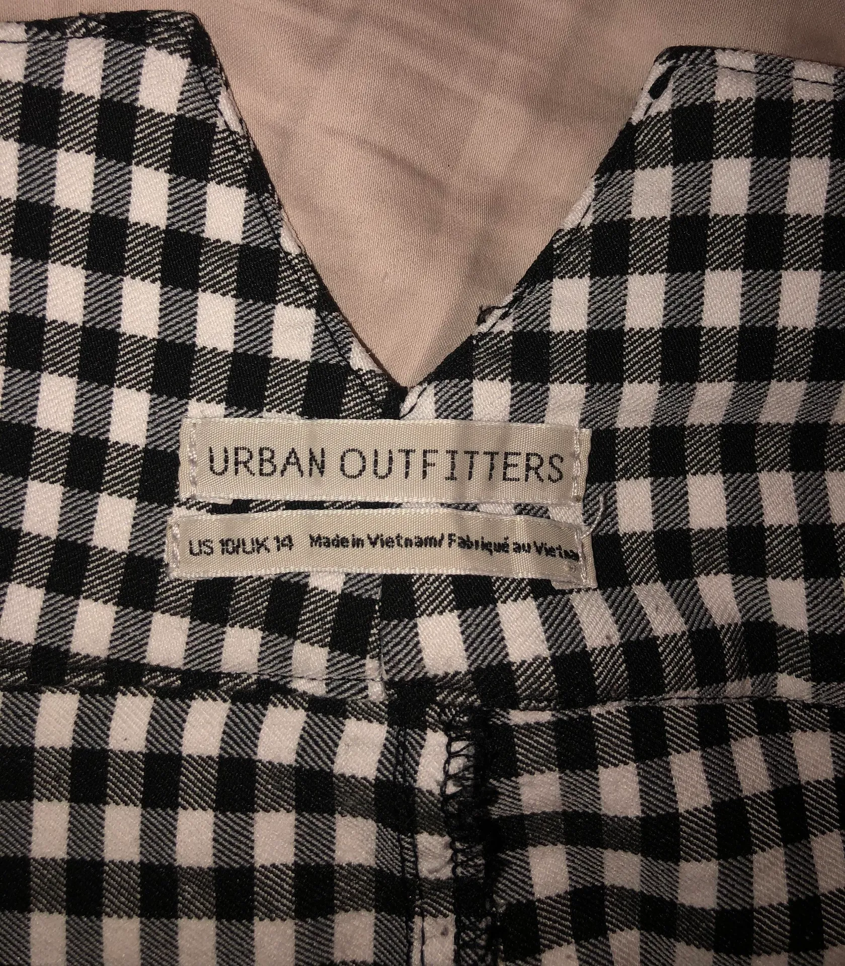 Urban Outfitters Black and White Checkered Pants - Image 3