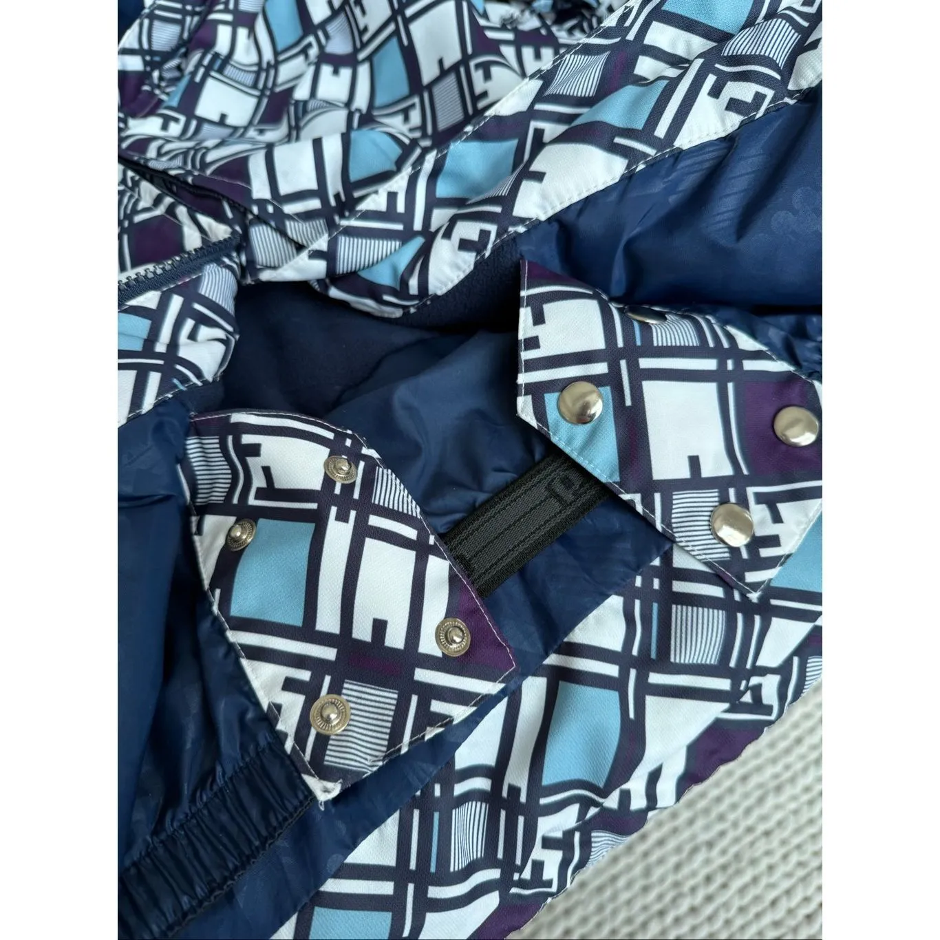 Core Powder Room Women’s Ski Snowboard Jacket Coat Purple Turquoise XL - Image 9