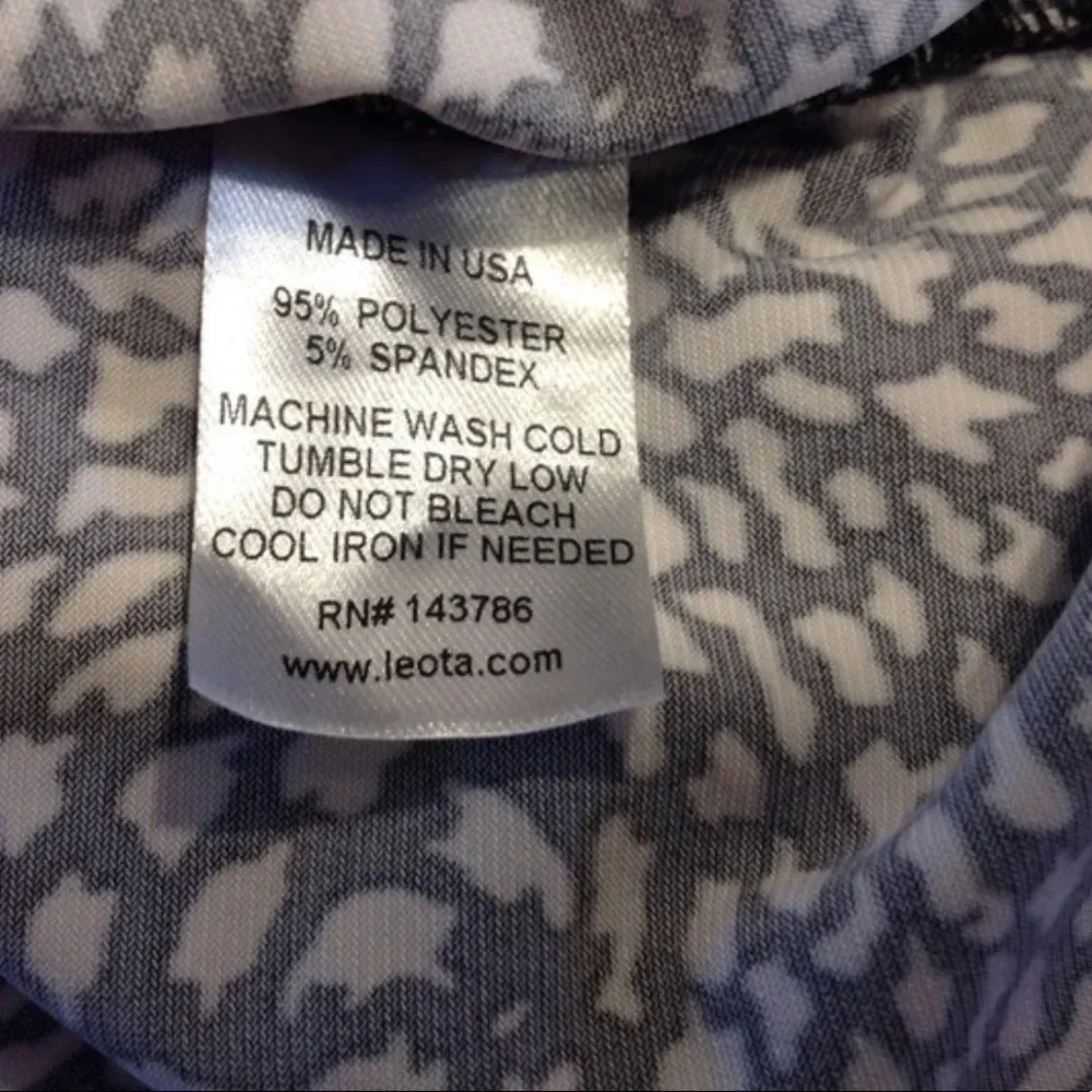 Leota Rouched Wrap Top in Swirling Leo XXL Plus 2X NWT New - Image 7