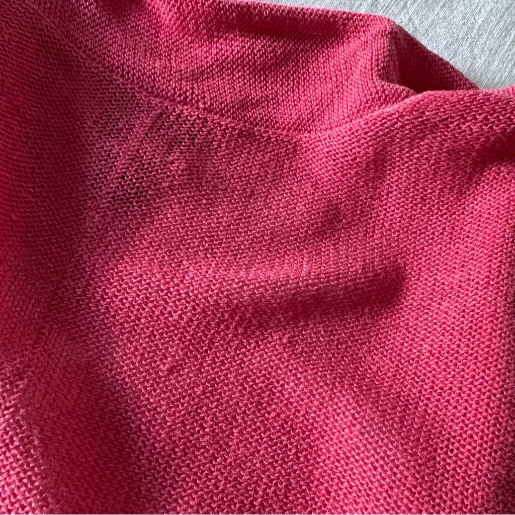 Eileen Fisher 100% Linen Open Cardigan, 0X - Image 8