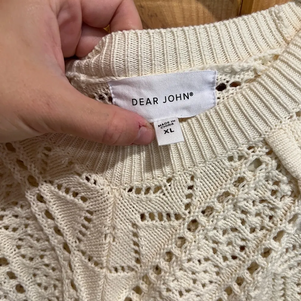 DEAR JOHN BAILEY WING SLEEVE SWEATER CREAM - Image 6