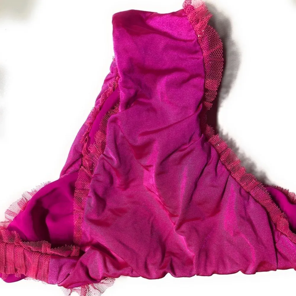 Beach Bunny Haute Pink Glitter Cheeky Bikini‎ Bottom - Image 3