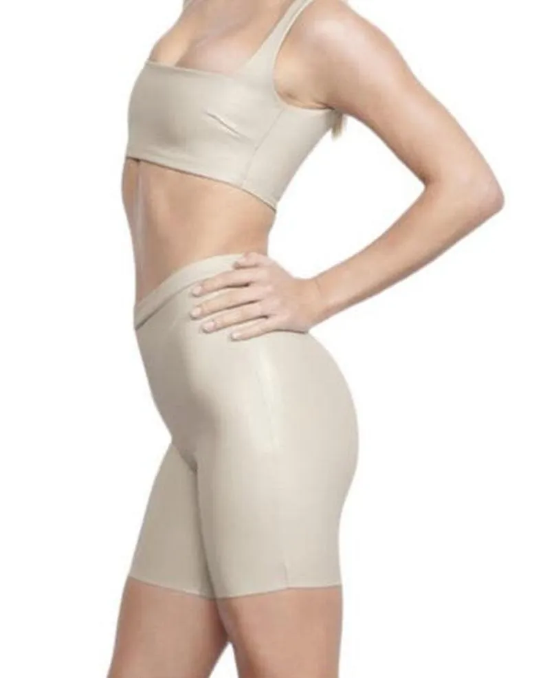 Skims faux leather biker shorts color shell size 4X - Image 7