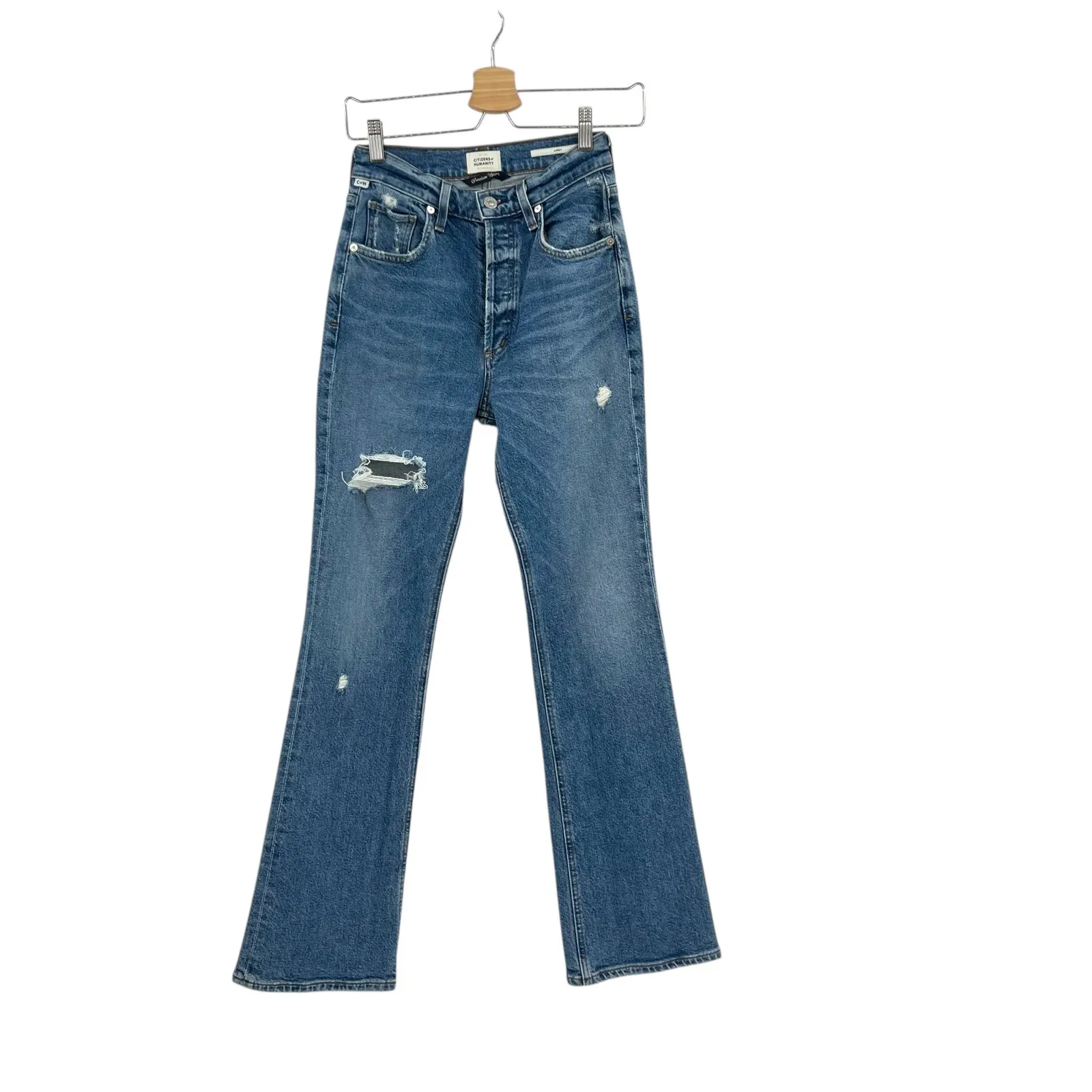 Citizens of Humanity Libby Jeans High Rise Vintage Bootcut Denim Blue‎ Size 23 - Image 3
