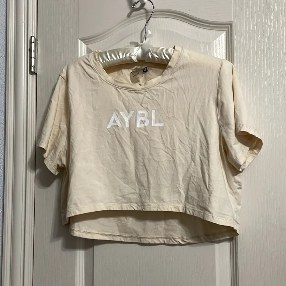AYBL Nude Cropped Short Sleeve Tee - Image 2