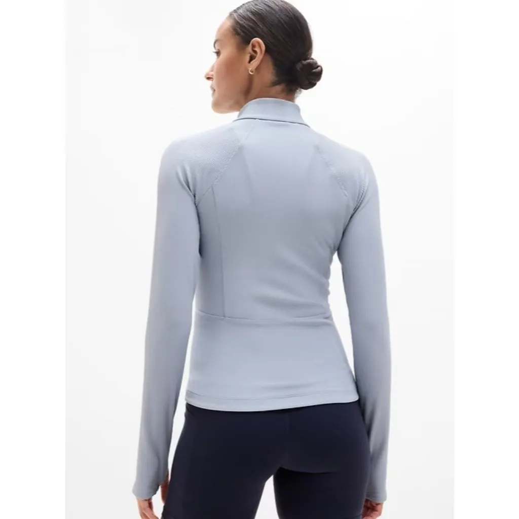 New Athleta S Salutation Ribbed Jacket 2.0 Blue Star Small - Image 2