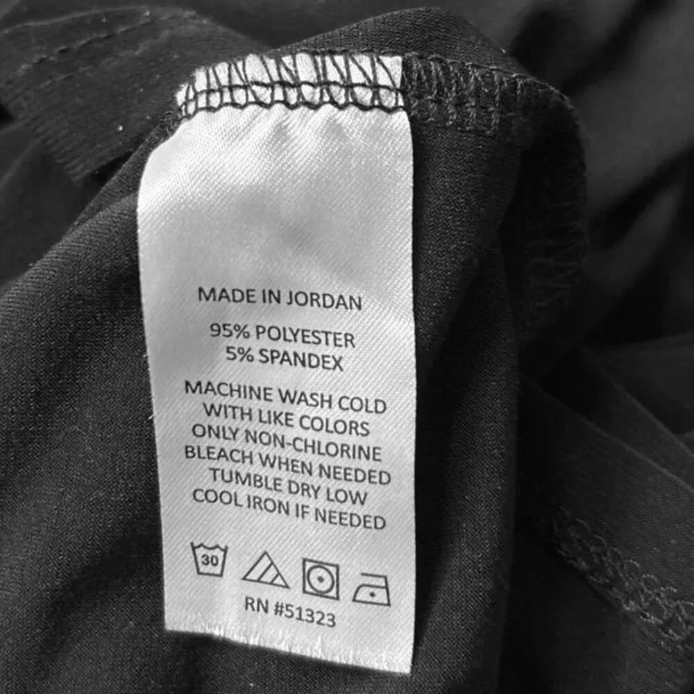 Two By Vince Camuto Black White Trim Short Sleeve Tie Round Neck Blouse Top Sz M Size M - Image 6