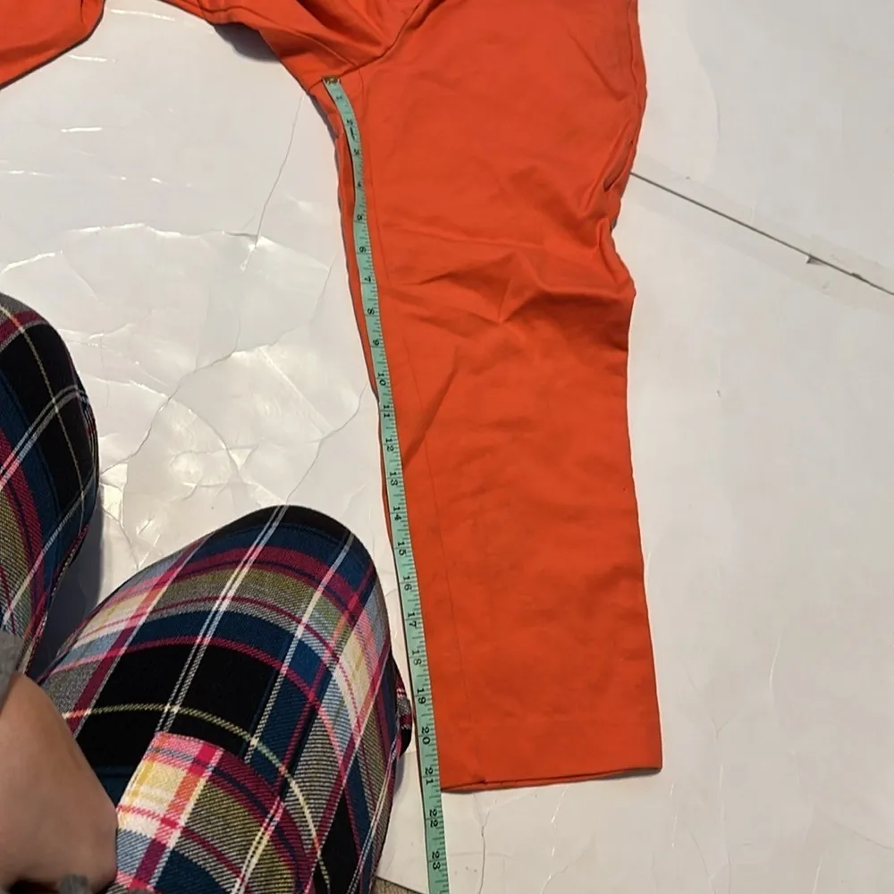 Jones & Co New York Orange Size 2 Capris Business Casual - Image 4