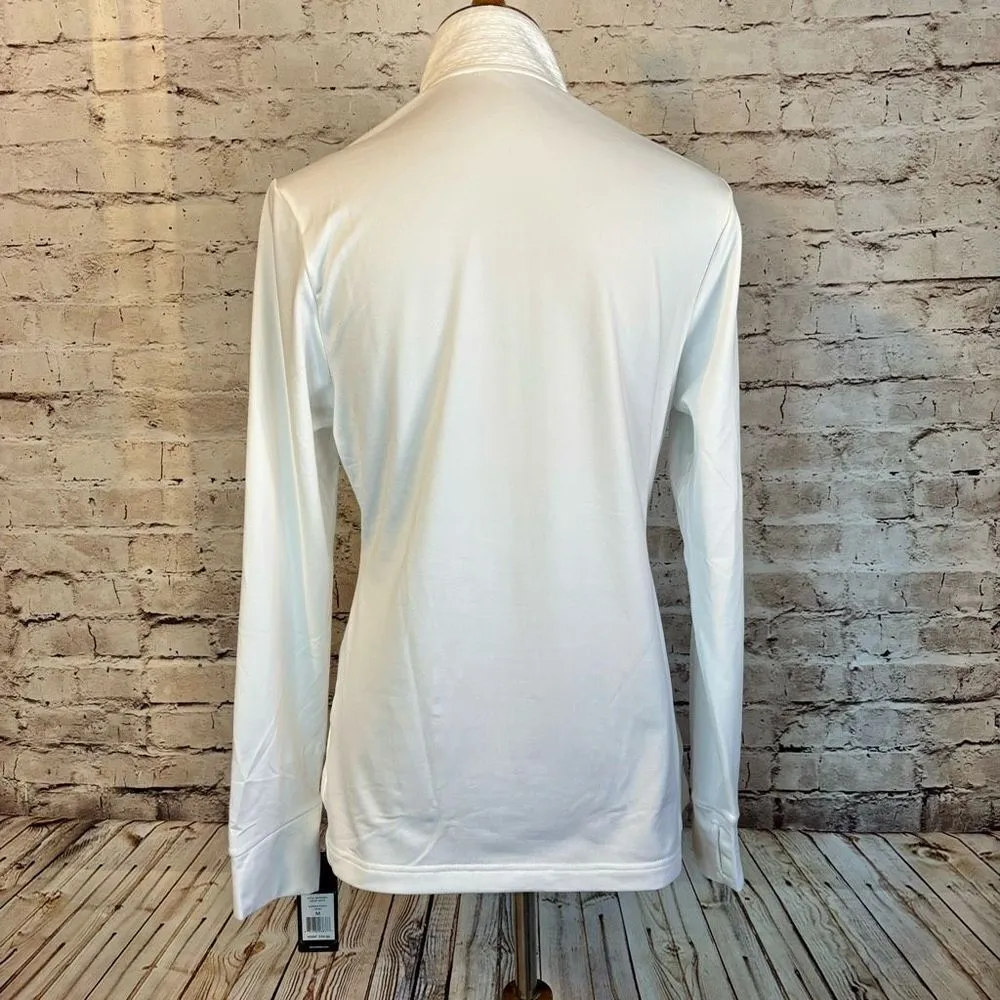 Adidas Cold.RDY Golf Jacket Full Zip Quilted Design White Womens Size Medium - Image 4