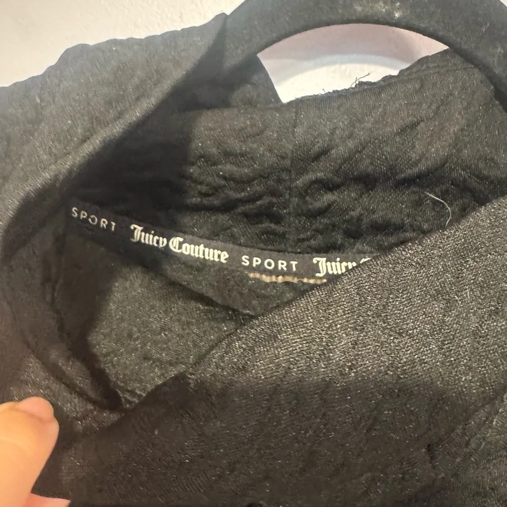 Black Juicy Couture sport jacquard mock neck sweatshirt - Image 3