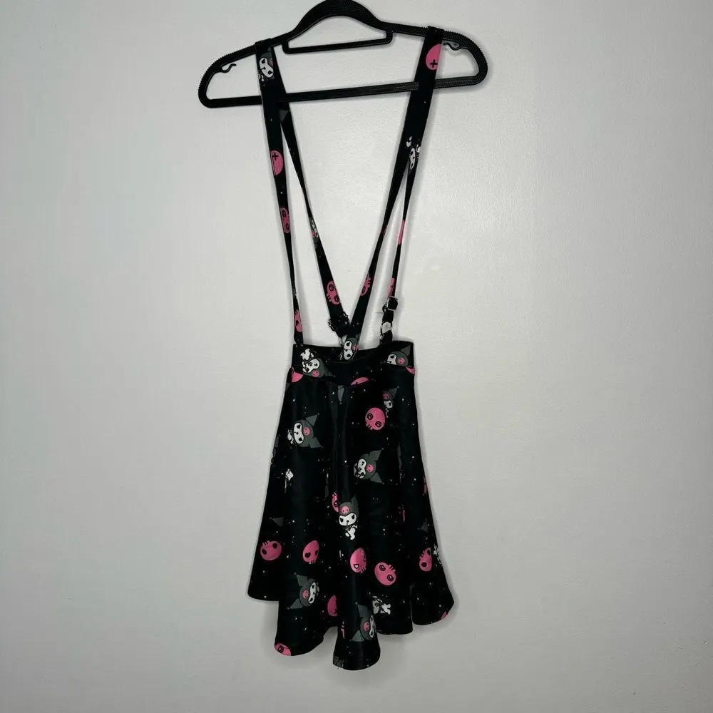 Hot topic Kuromi Skull Suspender Skirt Plus Size Small - Image 2
