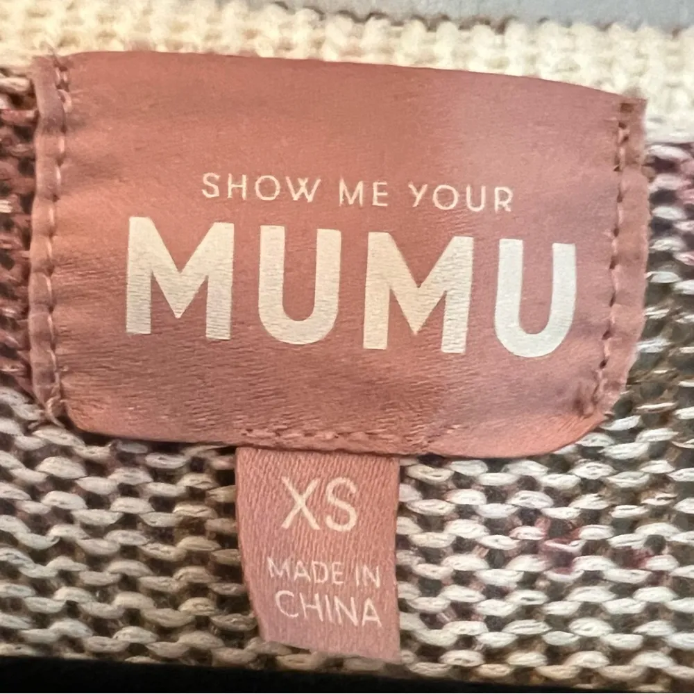 Show Me Your MuMu Hug Me Oversized V-Neck Leopard Pink Sweater Size XS - Image 9