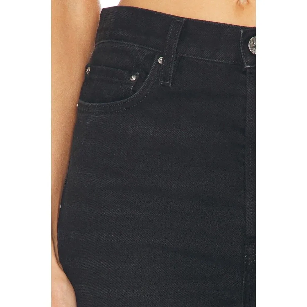 Toteme Classic Cut Full Length Straight Leg Jeans in Faded Black 30 New Womens - Image 5