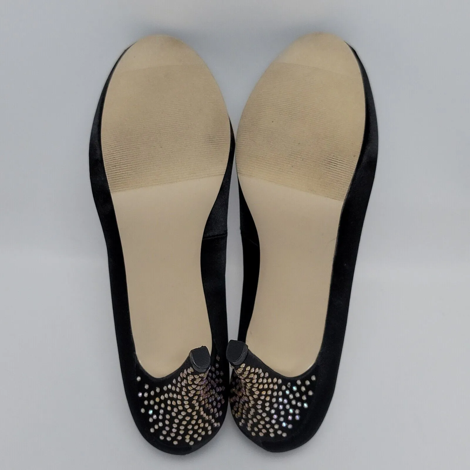 Madden Girl Getta Rhinestone Embellished Heel Pump Shoe Size 7 Black - Image 9