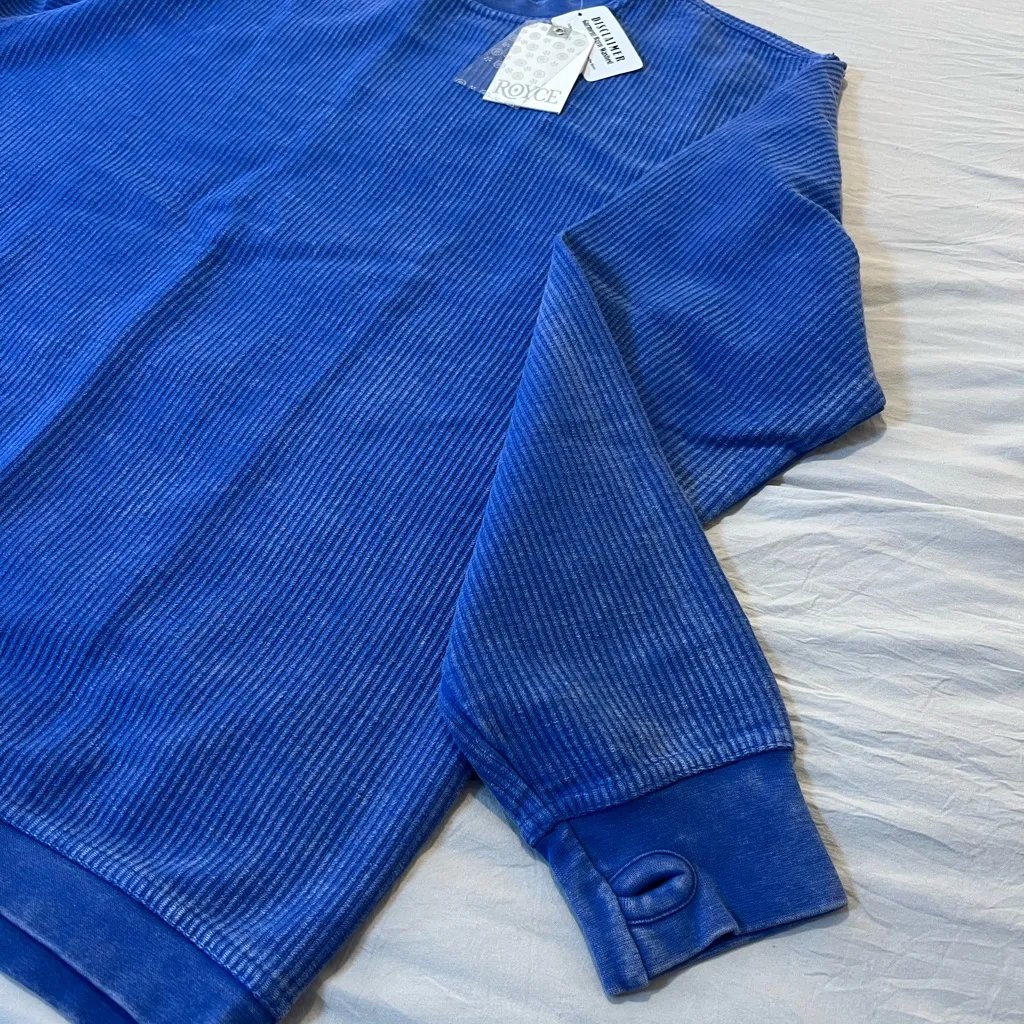 Royce Brand‎ Women's Oversized Comfy Cord Knit Pullover Top  Size Small - Image 7