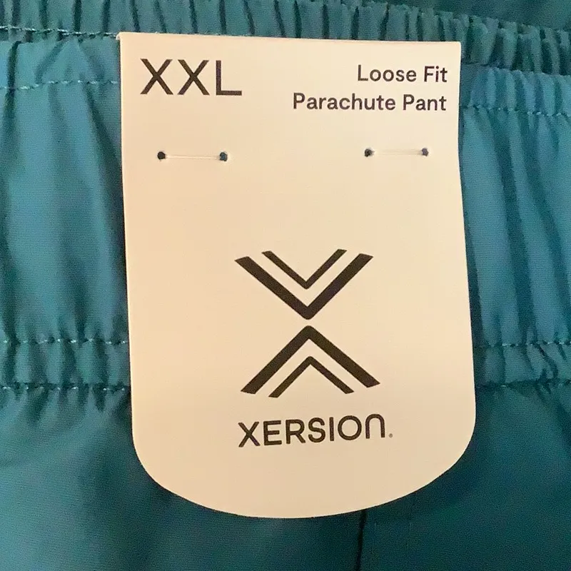 Xersion Size XXL Womens Woven Mid Rise Cinched Parachute Cargo Pant. New - Image 4