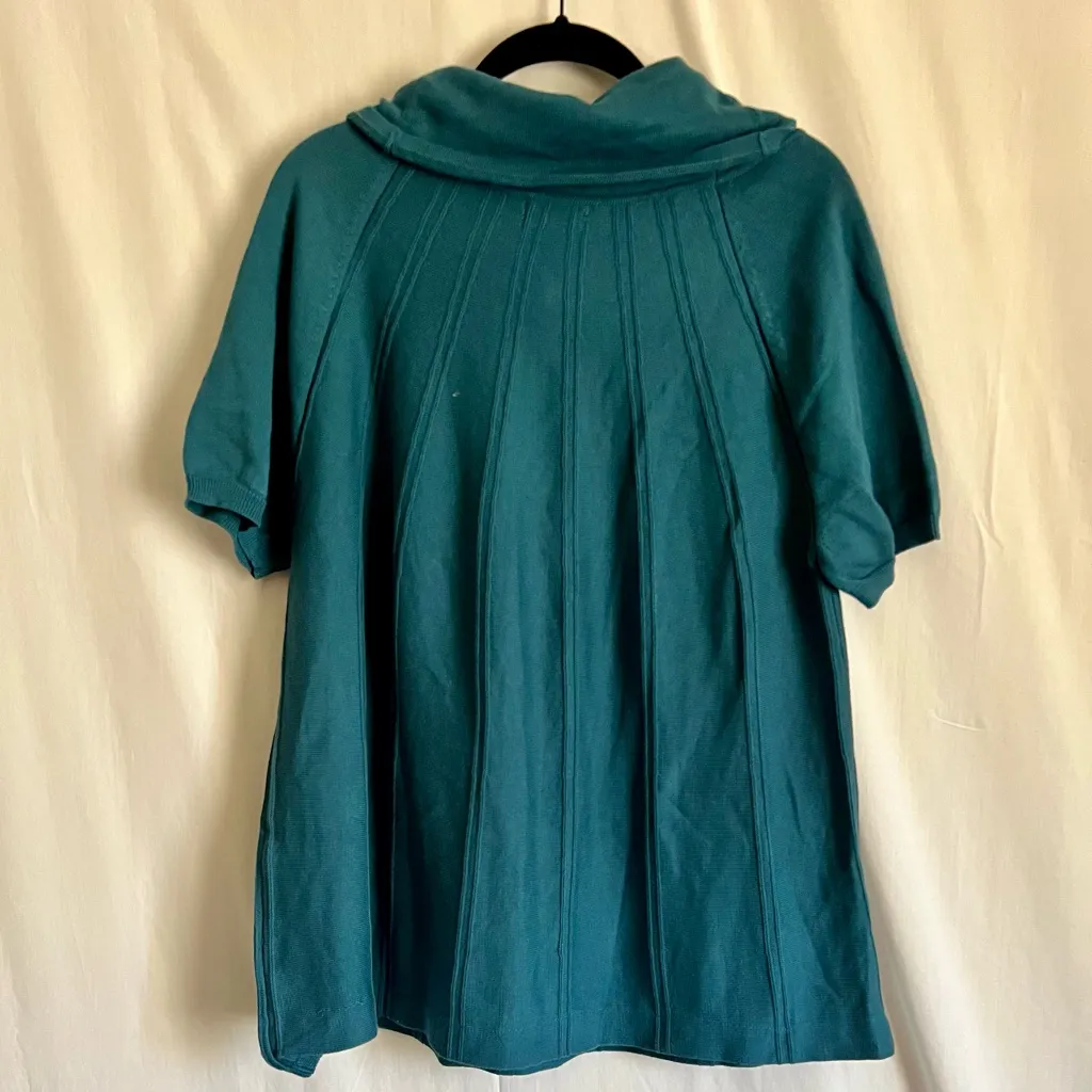 a.n.a Deep Teal Cowl Neck Sweater - Image 4
