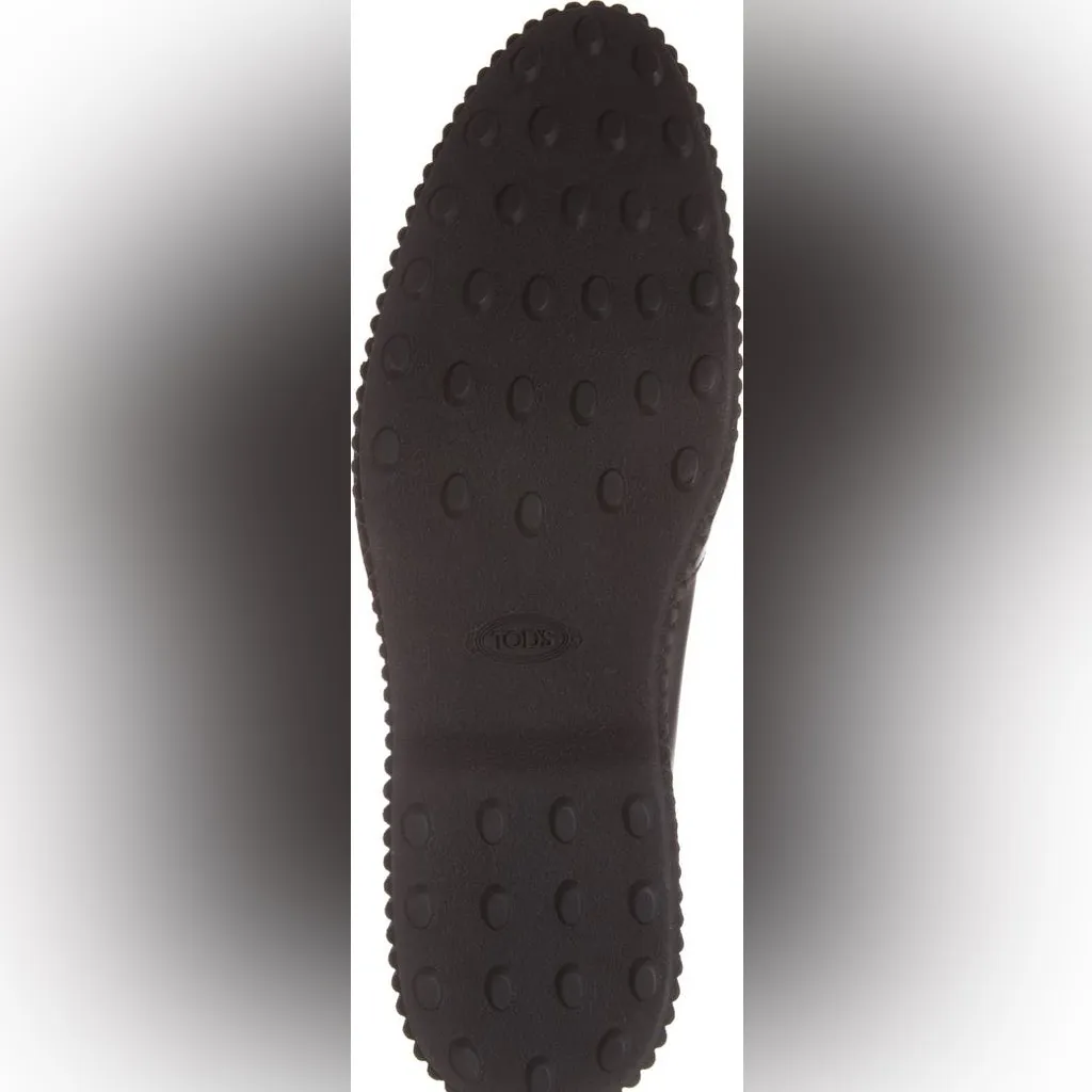 Tod's Sleek Black Leather Slip-On Loafers - Image 3