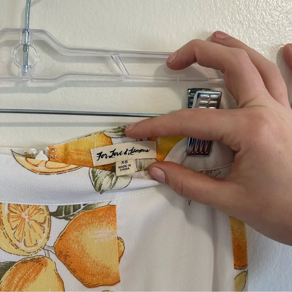 For Love and Lemons Limonada Crop Top Skirt Set XS - Image 6