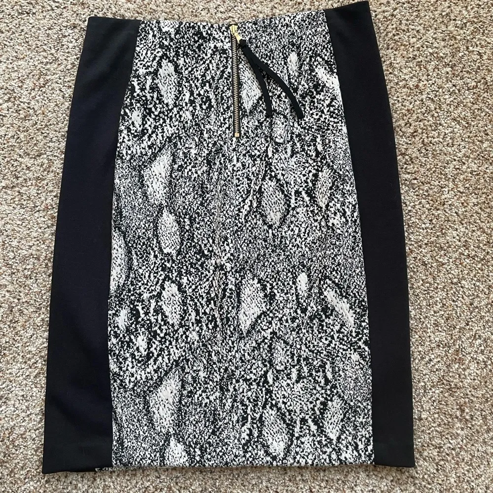 Rebecca Taylor Snake Print Pencil Skirt Womens Size 2 NWT Animal Print Office - Image 3