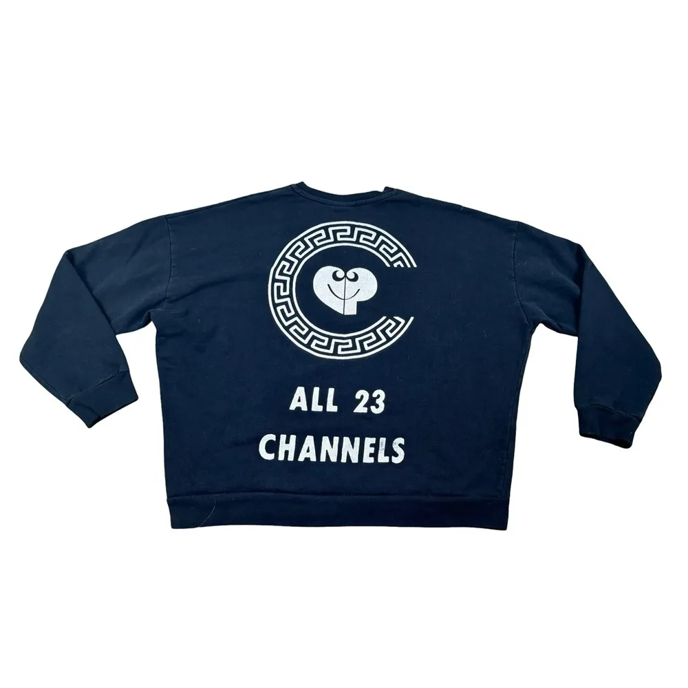 Carhartt x Perks and Mini Radio Club L.A. Black Oversized Rose Sweatshirt Med - Image 2