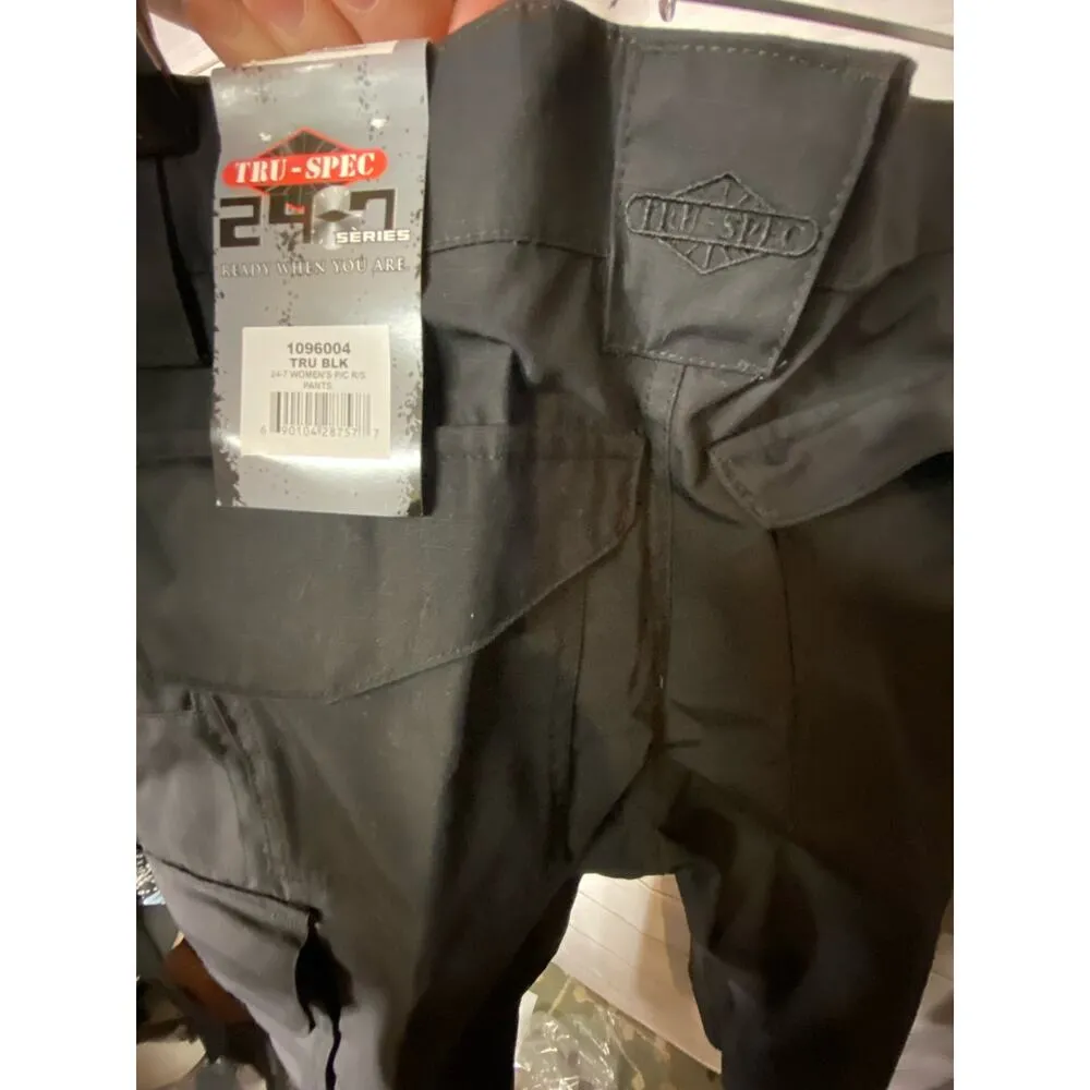 Tru Spec Women's Size 6 Tactical Cargo Pants Black Ripstop Outdoor Hiking NWT - Image 9