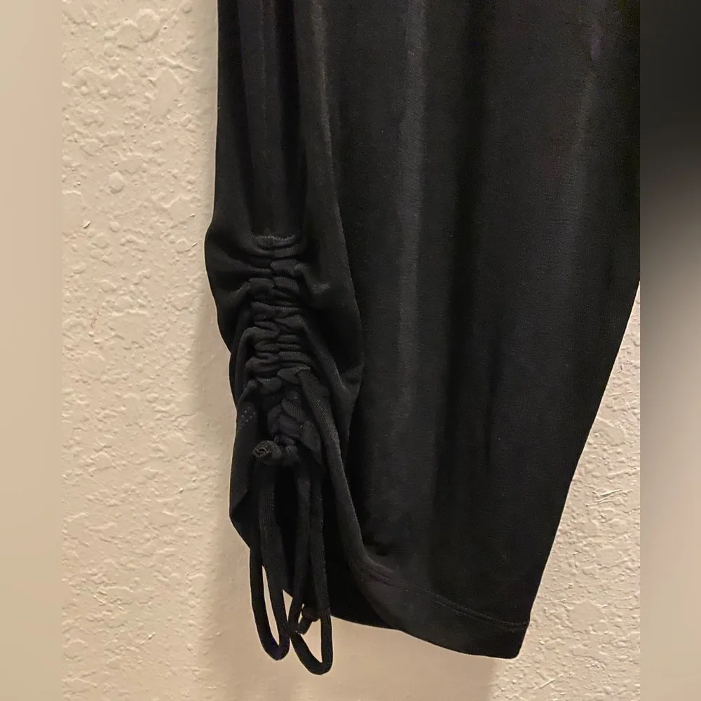 Chico's Travelers Slinky Pull On Drawstring Cinch Ankle Pants Size M - Image 2