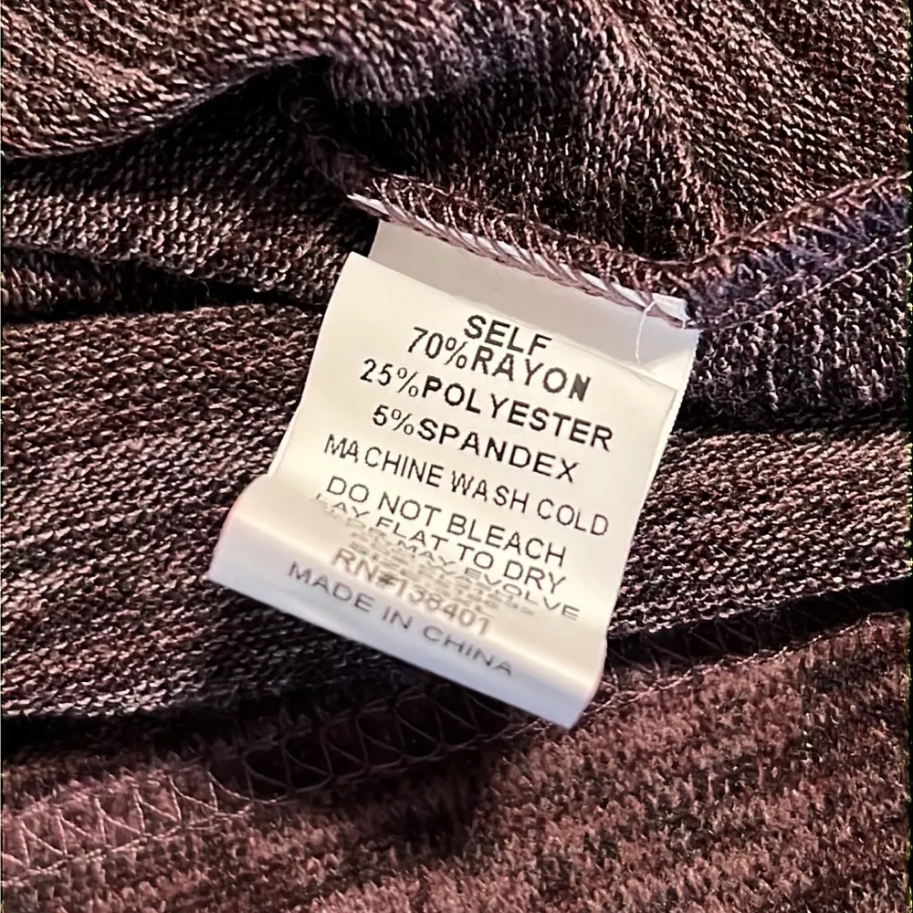 Perfectly Priscilla women’s plus size 3 XL Always My Favorite dress wine color Purple - Image 5