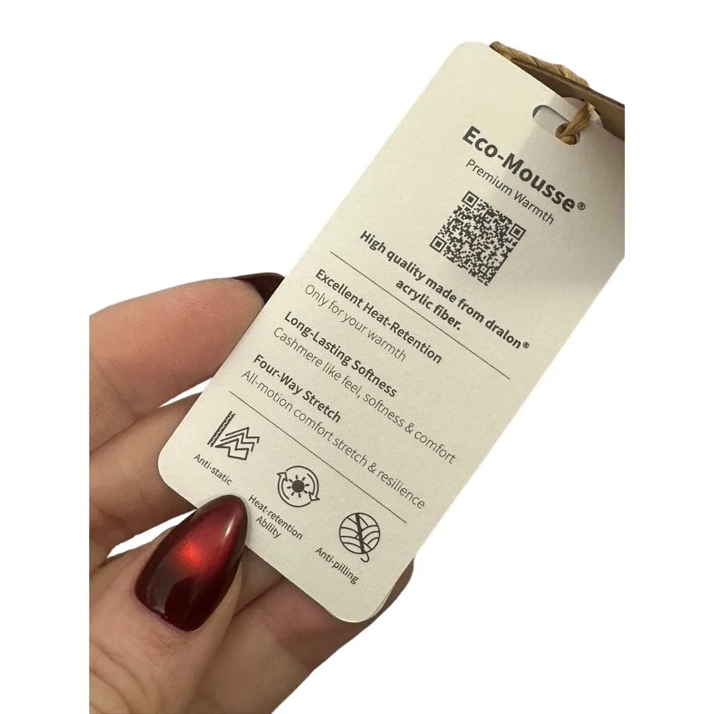 OGL Sea Glass ProWarm Modern Side Ruched Boatneck Brami Top Women's XS New Blue - Image 8