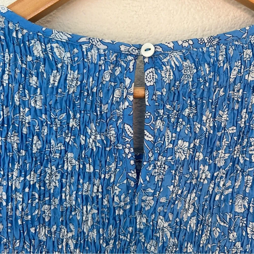 Pink City Prints Isabel Dress in Cornflower Lolita medium Blue - Image 11