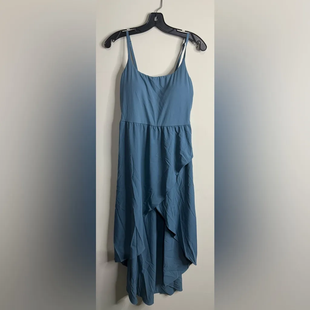 HALARA Breezefu High Low “Stone Blue”  Midi Quick Dry Casual Dress *No shorts* - Image 3