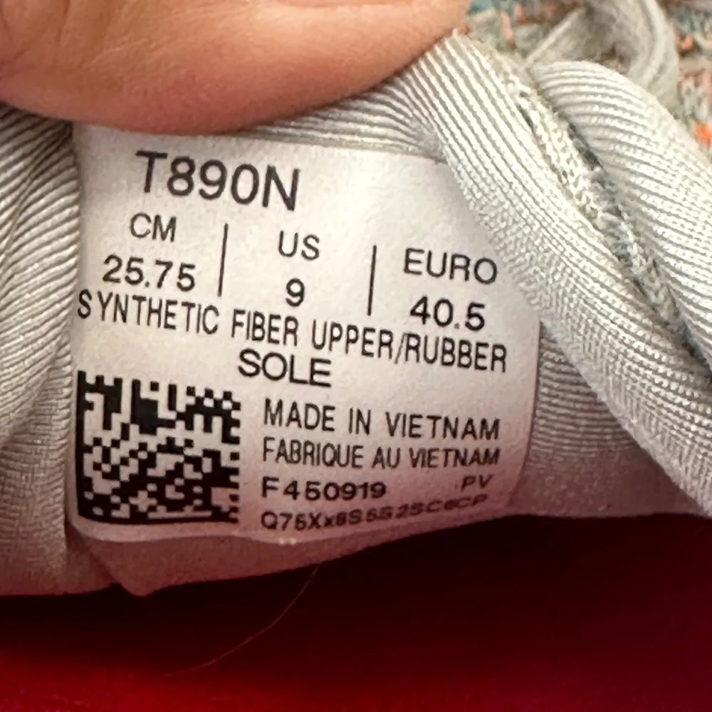 Asics Gel-Quantum 360 Knit Running Shoes Athletic Gym Gray Orange Women's Size 9 - Image 6