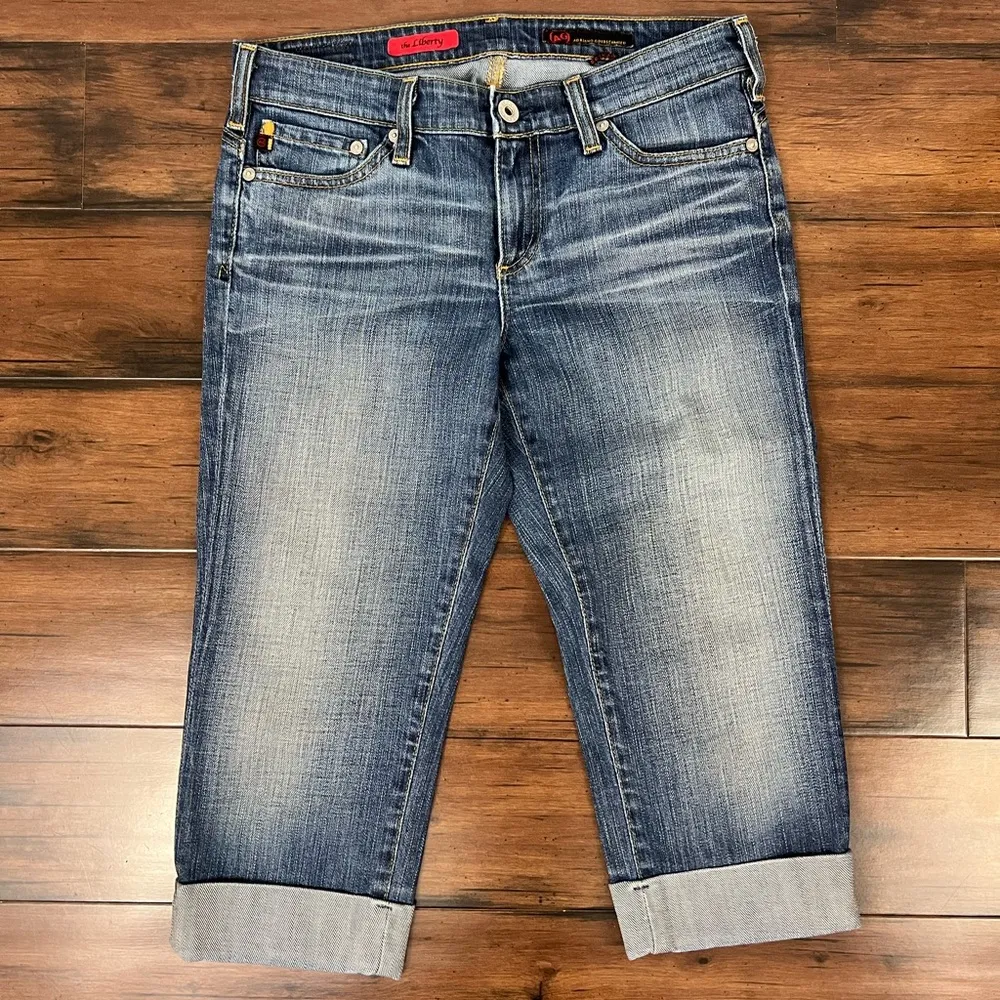 Adriano Goldschmied The Liberty Cuffed Denim - Size 28 - Image 2