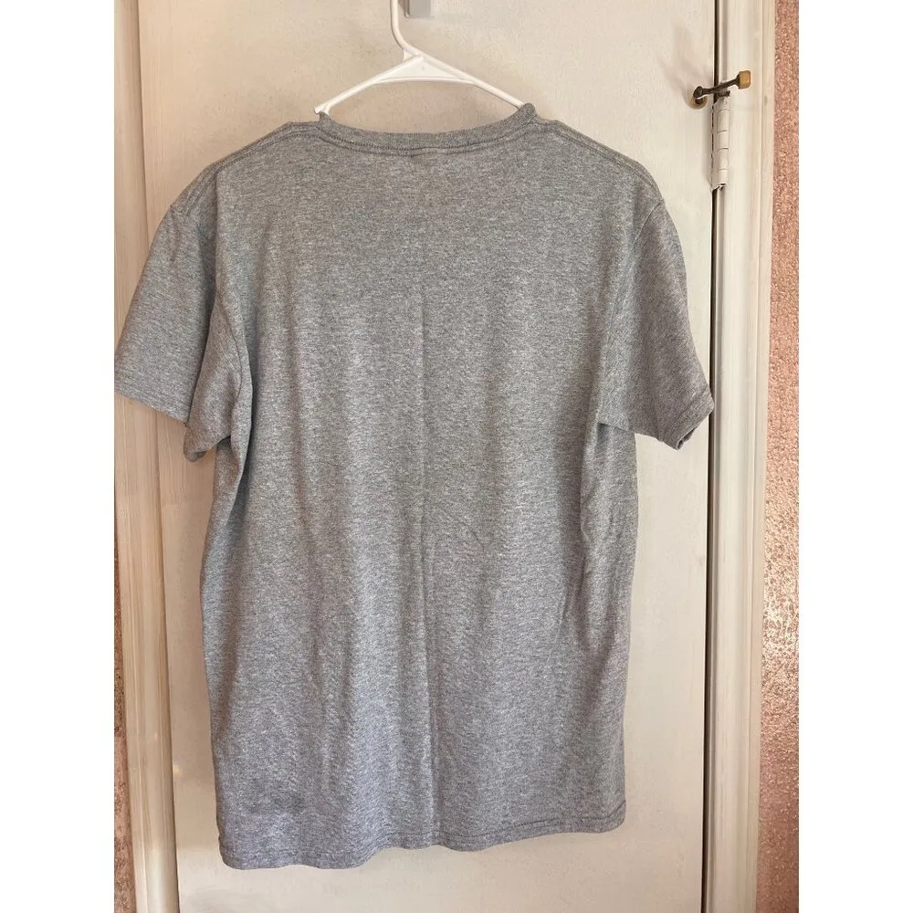 Delta Pro Weight M Crew Neck Graphic Pray Leopard Print Tee - Image 4