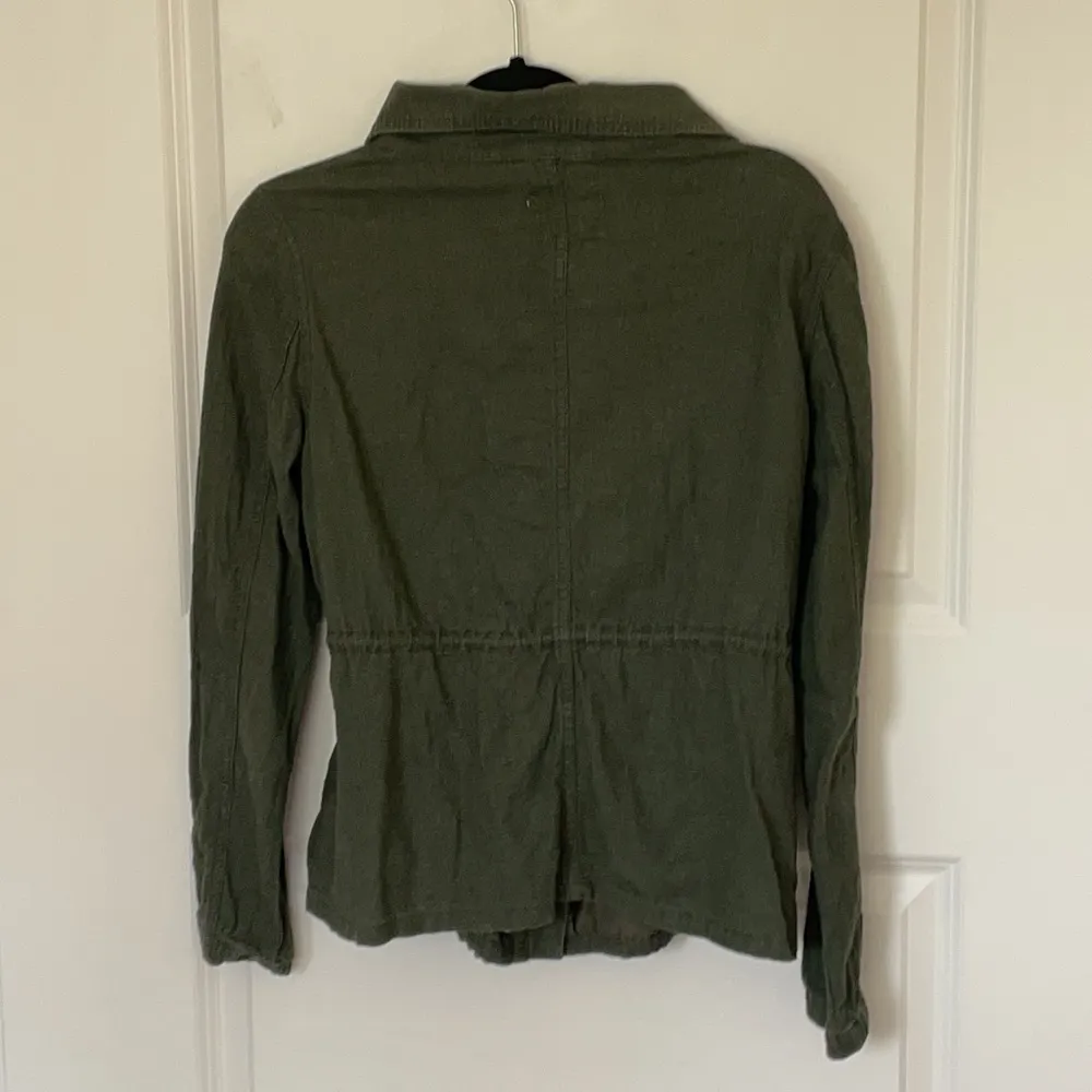 Old Navy Linen Field Utility Jacket Small - Image 3
