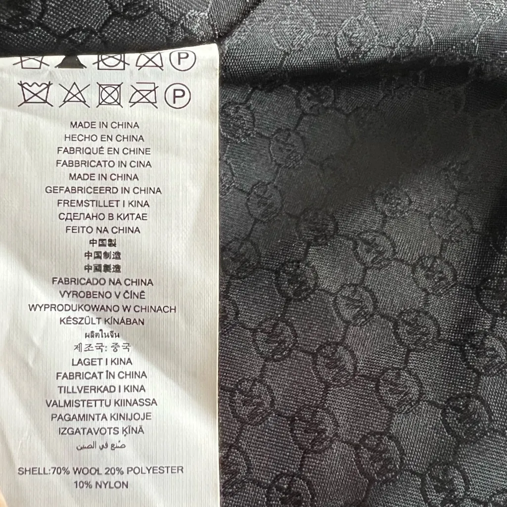 Michael Kors Mensy Double-Breasted Wool Blend Coat in Green, Size XL NEW - Image 12