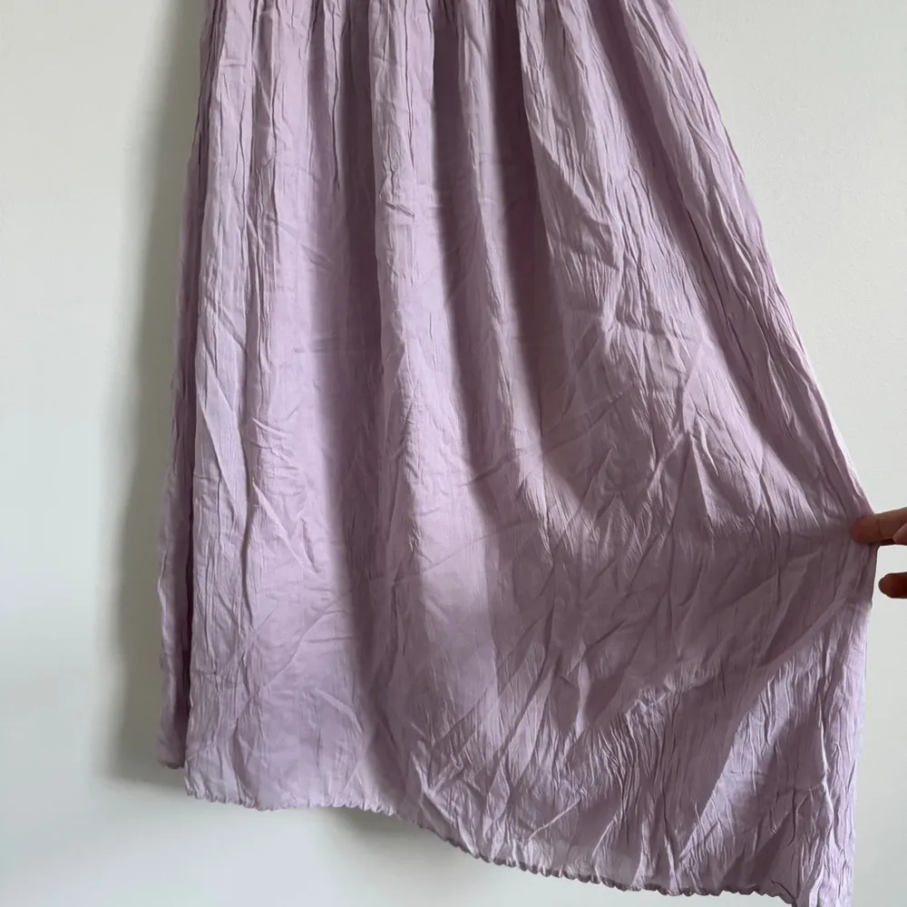 Aritzia Wilfred Reminisce Dress Size Small Lilac Purple Midi Modal - Image 6