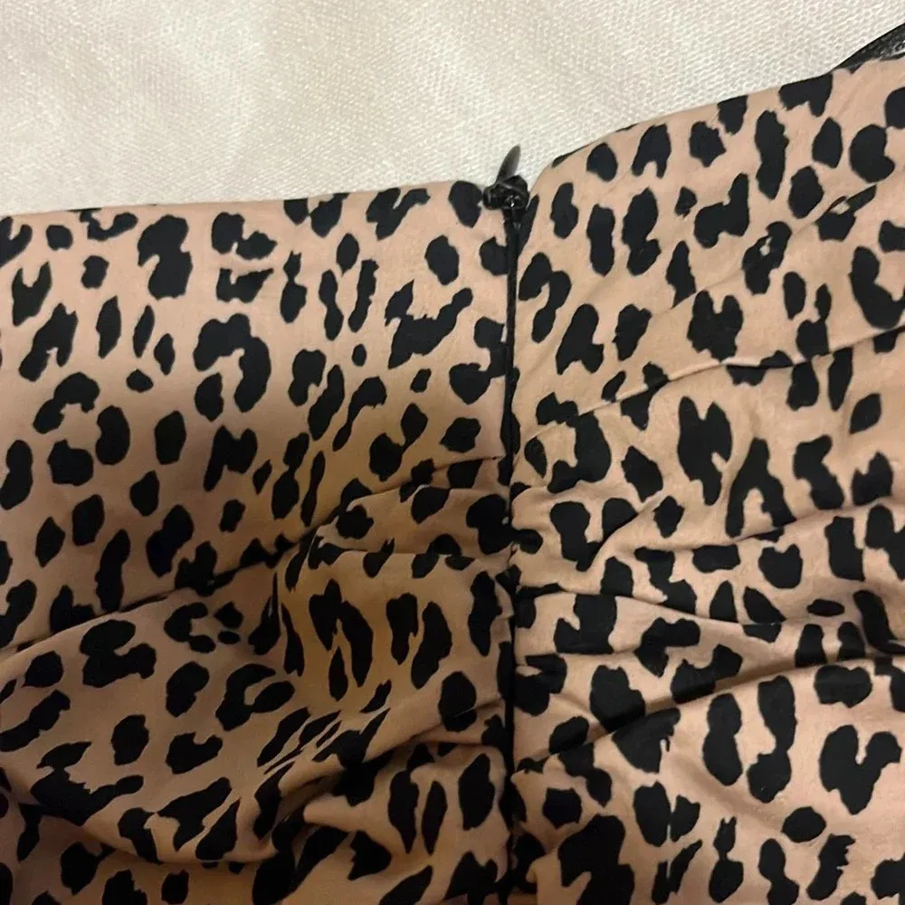 zara cheetah skirt XS - Image 4