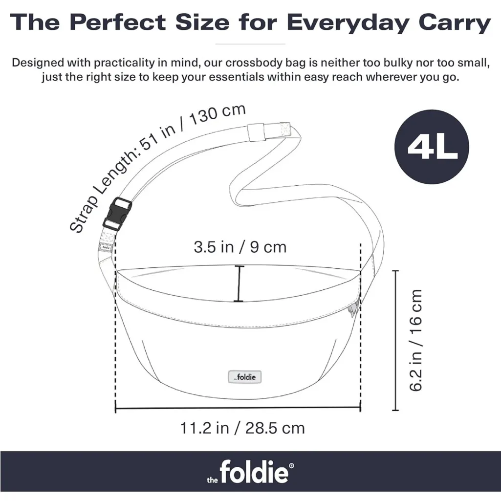 The Foldie Belt Bag Waist Fanny Pack PINK Nylon Crossbody Travel RFID NWT - Image 10