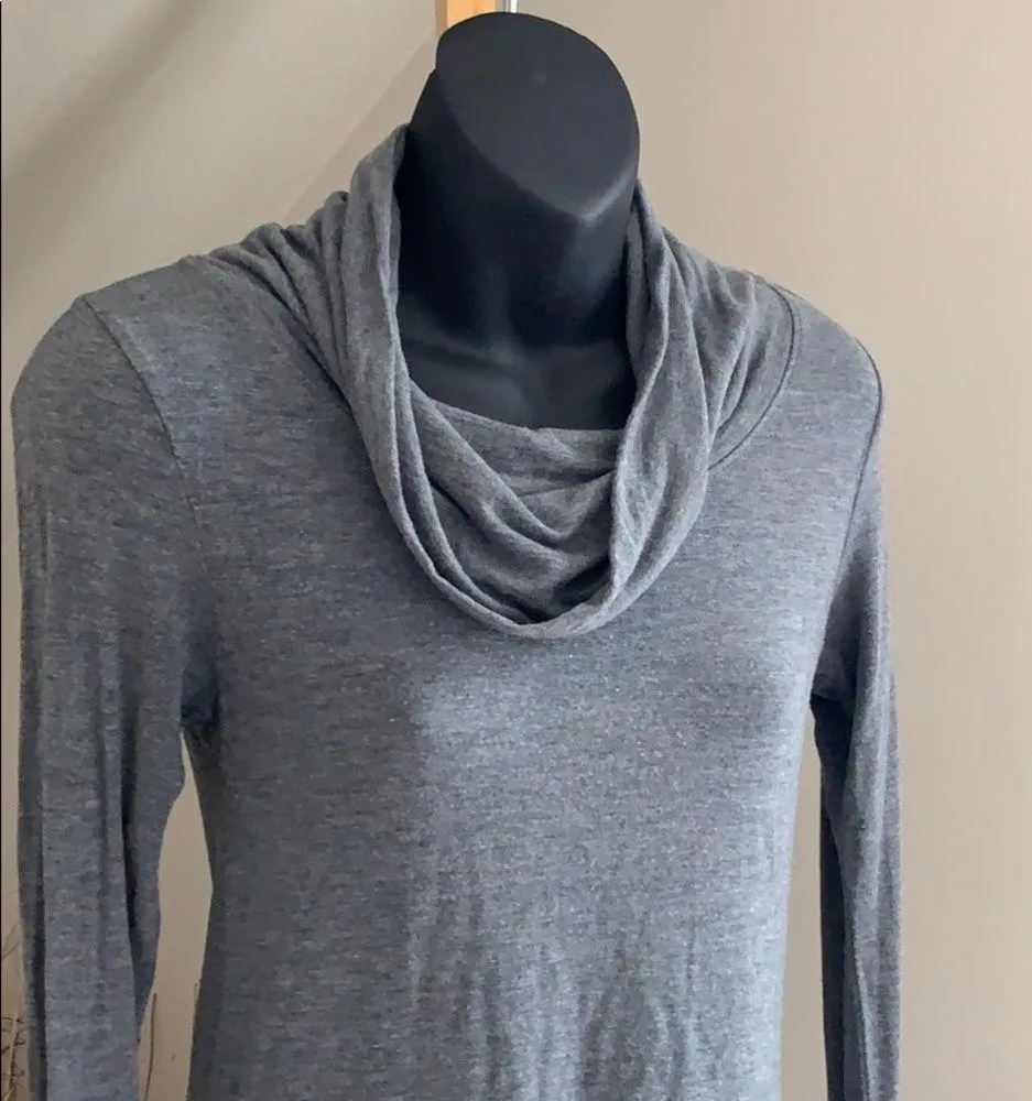Cuddl Duds Gray Cowl Neck Tunic - Image 2