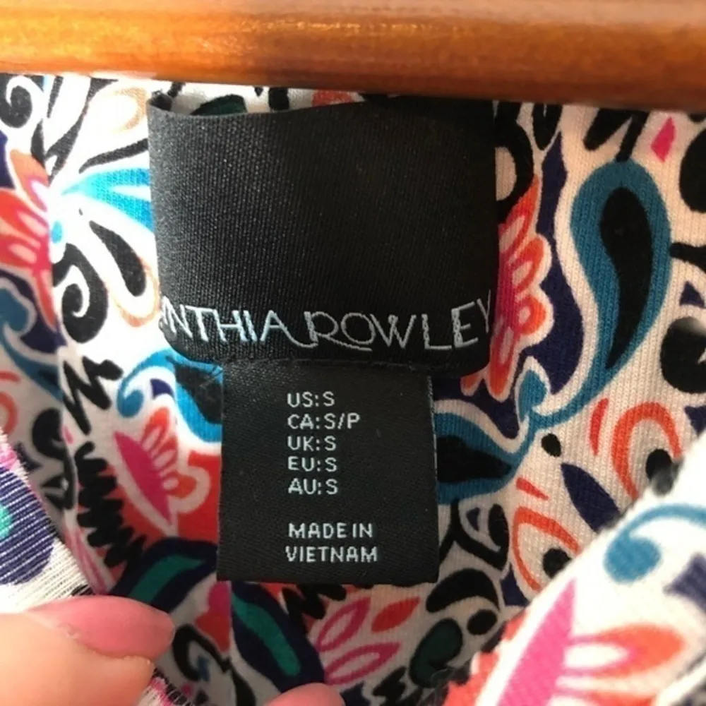 Cynthia Rowley casual long patterned maxi dress - Image 4