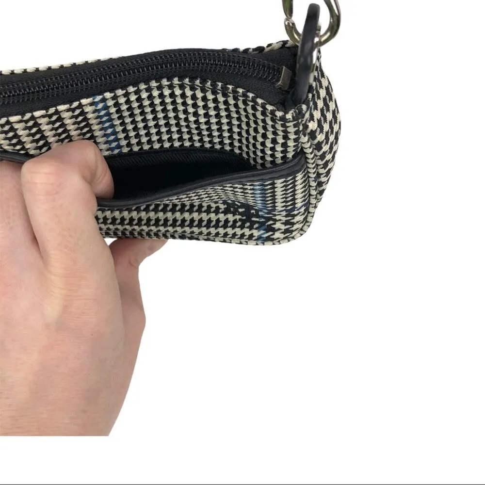 Ralph Lauren Monogram Houndstooth Canvas Mini Bag - Image 6