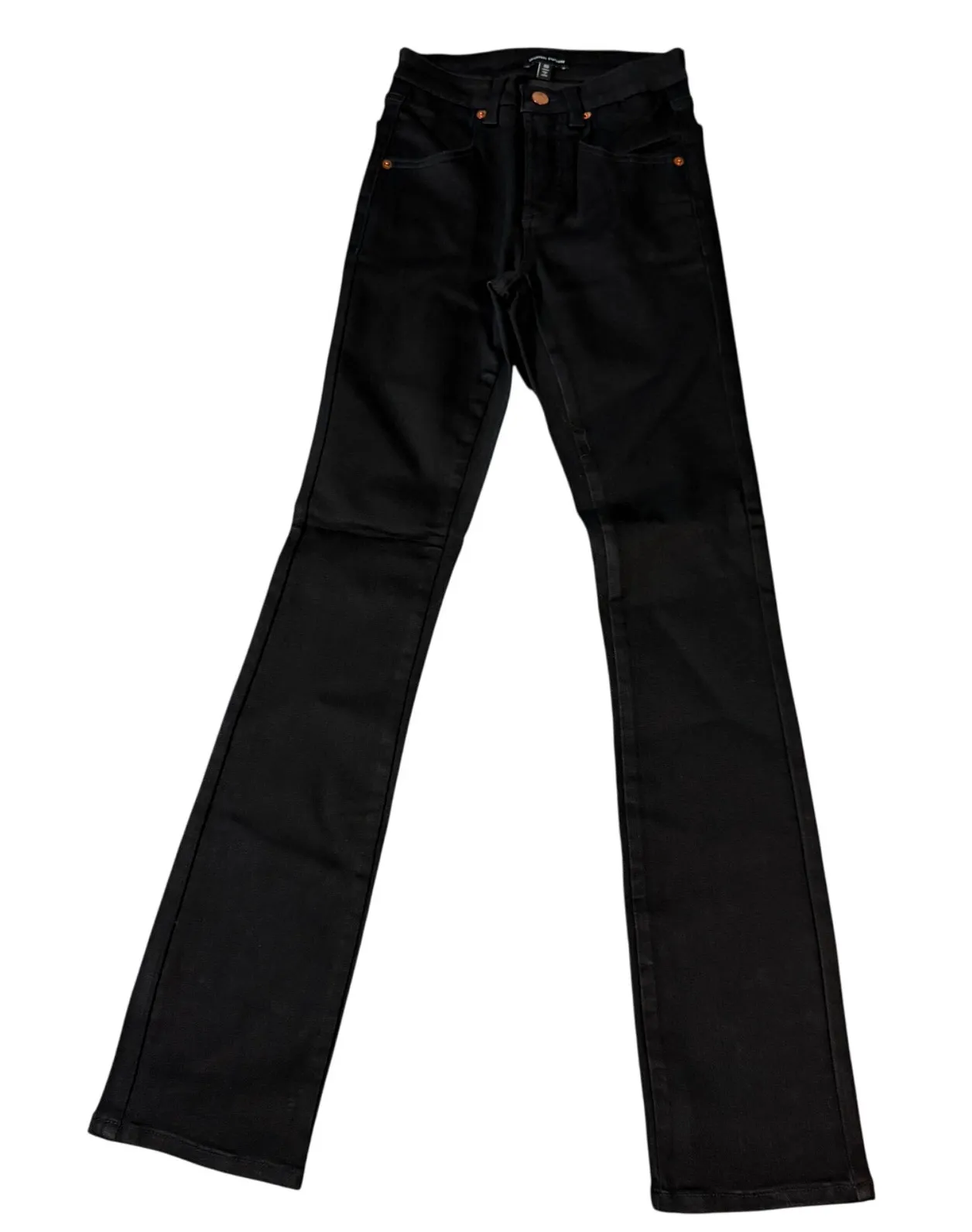 NWT Universal Standard Size 00 Black High Rise Bootcut Marne Pants Jeans 32” - Image 1