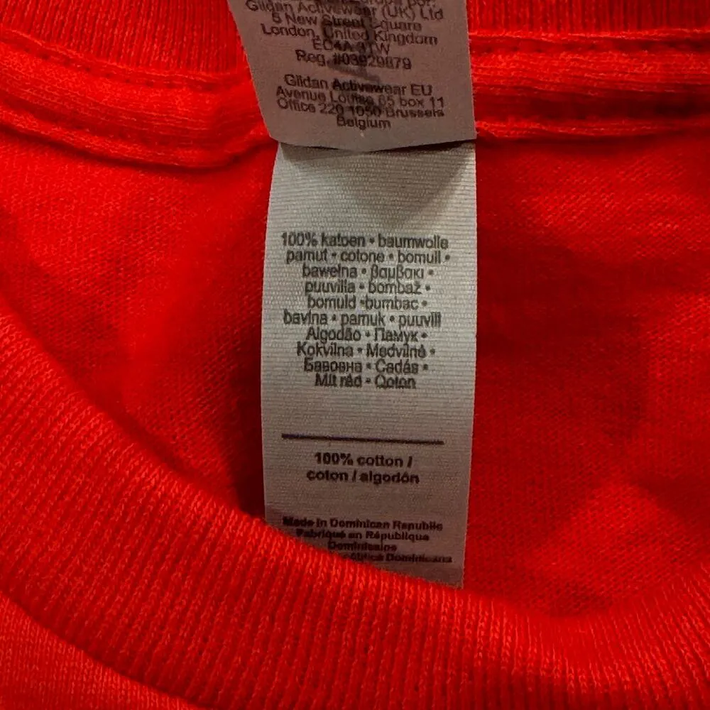 USA Patriotic Women’s Medium Red Short Sleeve T-Shirt - Image 6