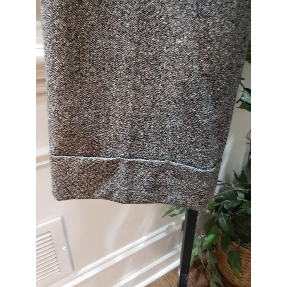 LOFT Julie Gray Flare Leg with Stretch Straight Leg Casual Dress Pants Size 14 - Image 11