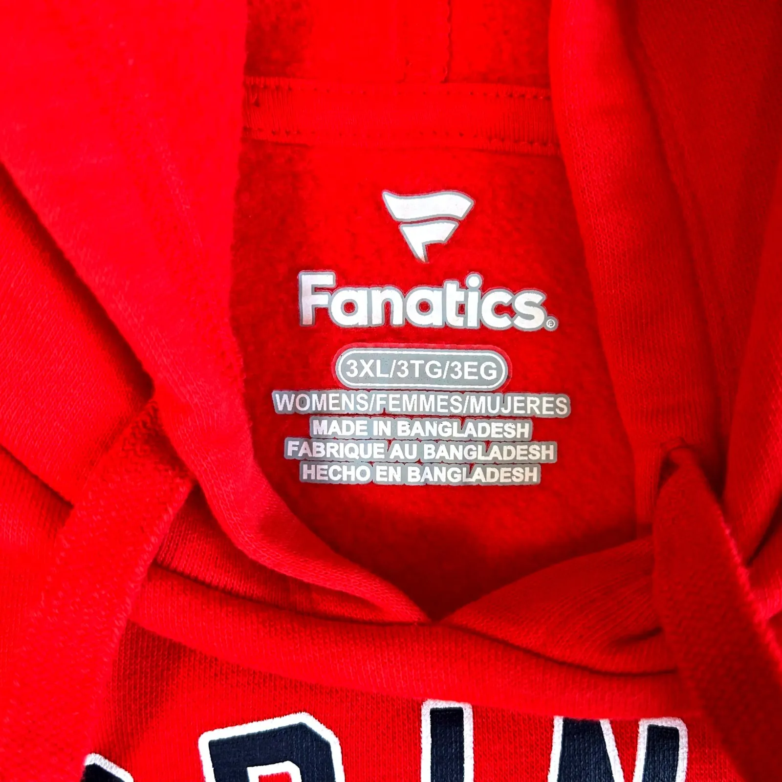 Fanatics Cardinals Hoodie Pullover MLB Baseball Sweatshirt Red Womens 3X - Image 2