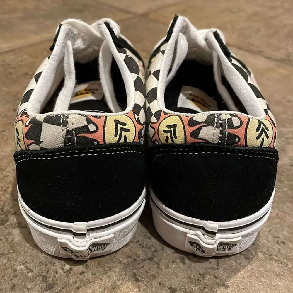 Vans Park Projects Black White Checkerboard Low Top Sneaker Shoes Unisex M6.5 W8 - Image 6