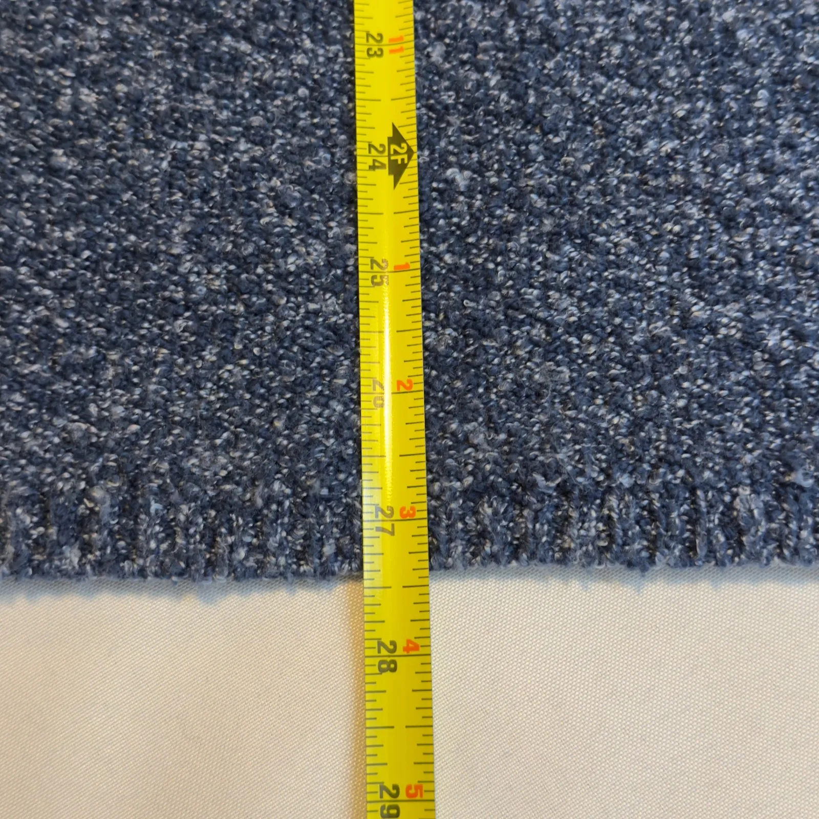 J Jill Plus Sz 4X Blue Knit Vest Zip Front Hooded Sleeveless Sweater Career Work - Image 9