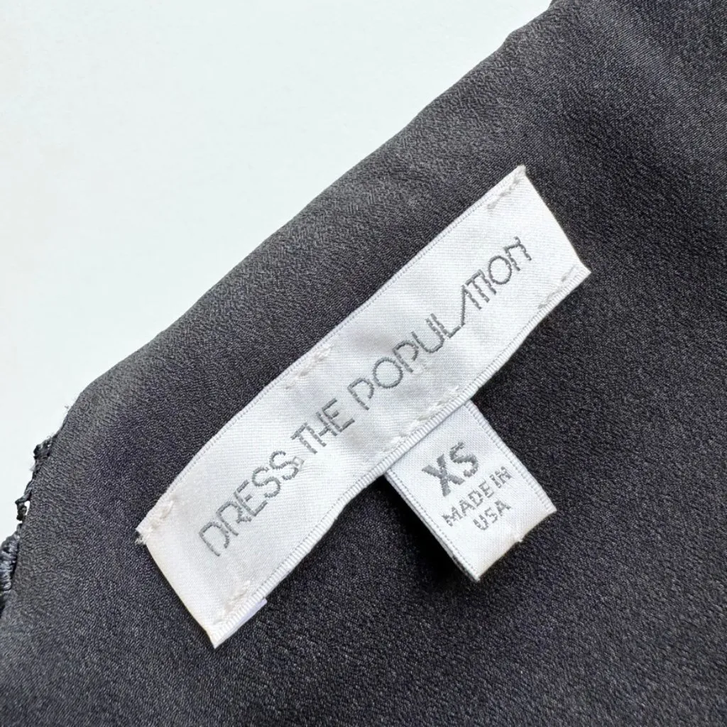 Dress The Population Hayden Dress Black Size XS - Image 10