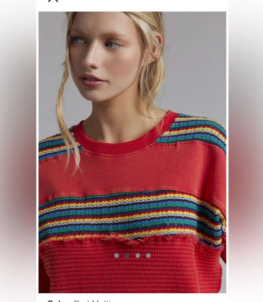 NWOT URBAN OUFTFITTERS BDG Apollo oversized embroidered long sleeve tee - Image 2